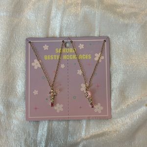 Sakura bestie necklaces